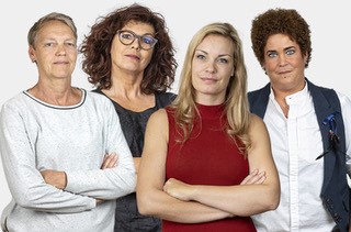 vier zorgprofessionals van Thuisbasis Brabant