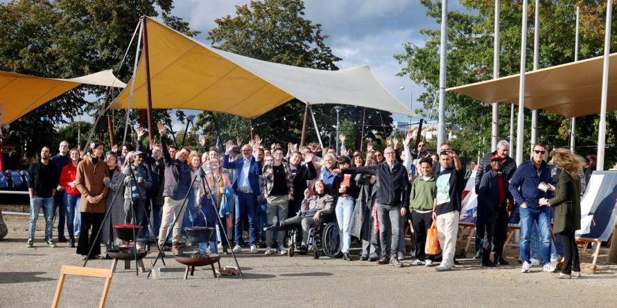 Deelnemers aan de sociale wijkonderneming HEEM in Nijmegen